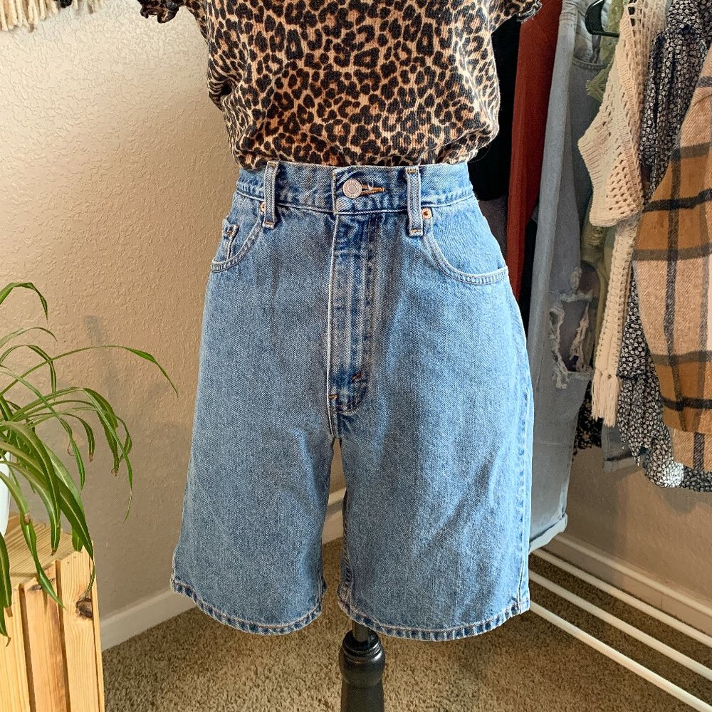 Vintage Levi Long Denim Shorts